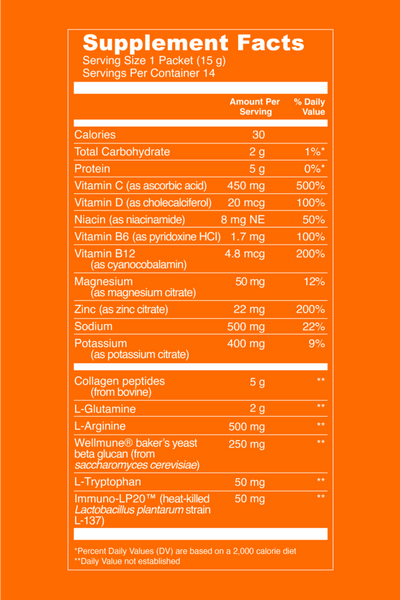 [Vital Proteins] Vitality™ Immune Booster** - ORANGE