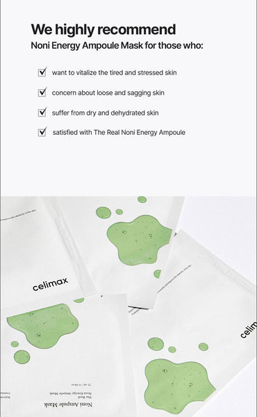 [Celimax] The Real Noni Energy Ampoule Mask 5ea