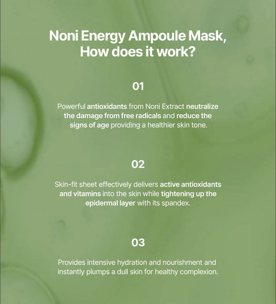 [Celimax] The Real Noni Energy Ampoule Mask 5ea