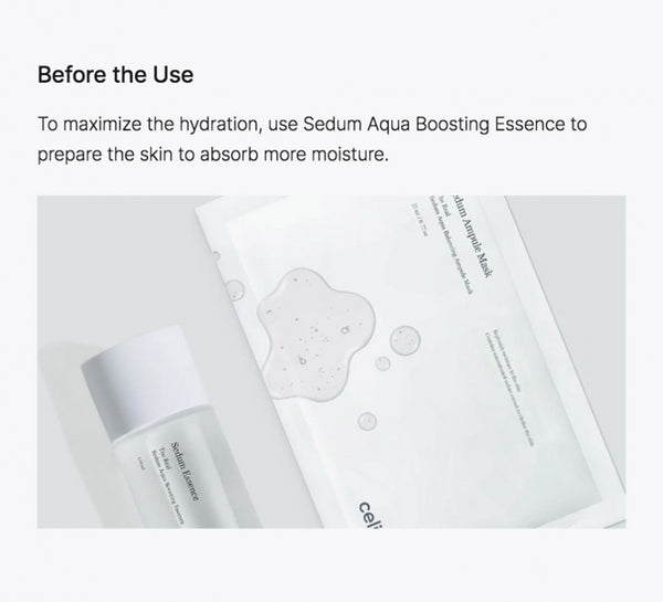 [Celimax] The Real Sedum Aqua Balancing Ampoule Mask 5ea
