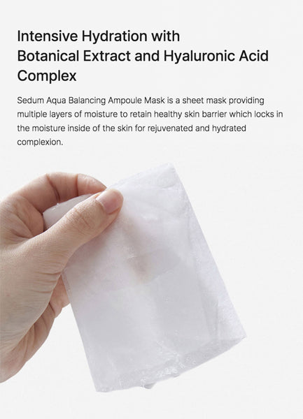 [Celimax] The Real Sedum Aqua Balancing Ampoule Mask 5ea